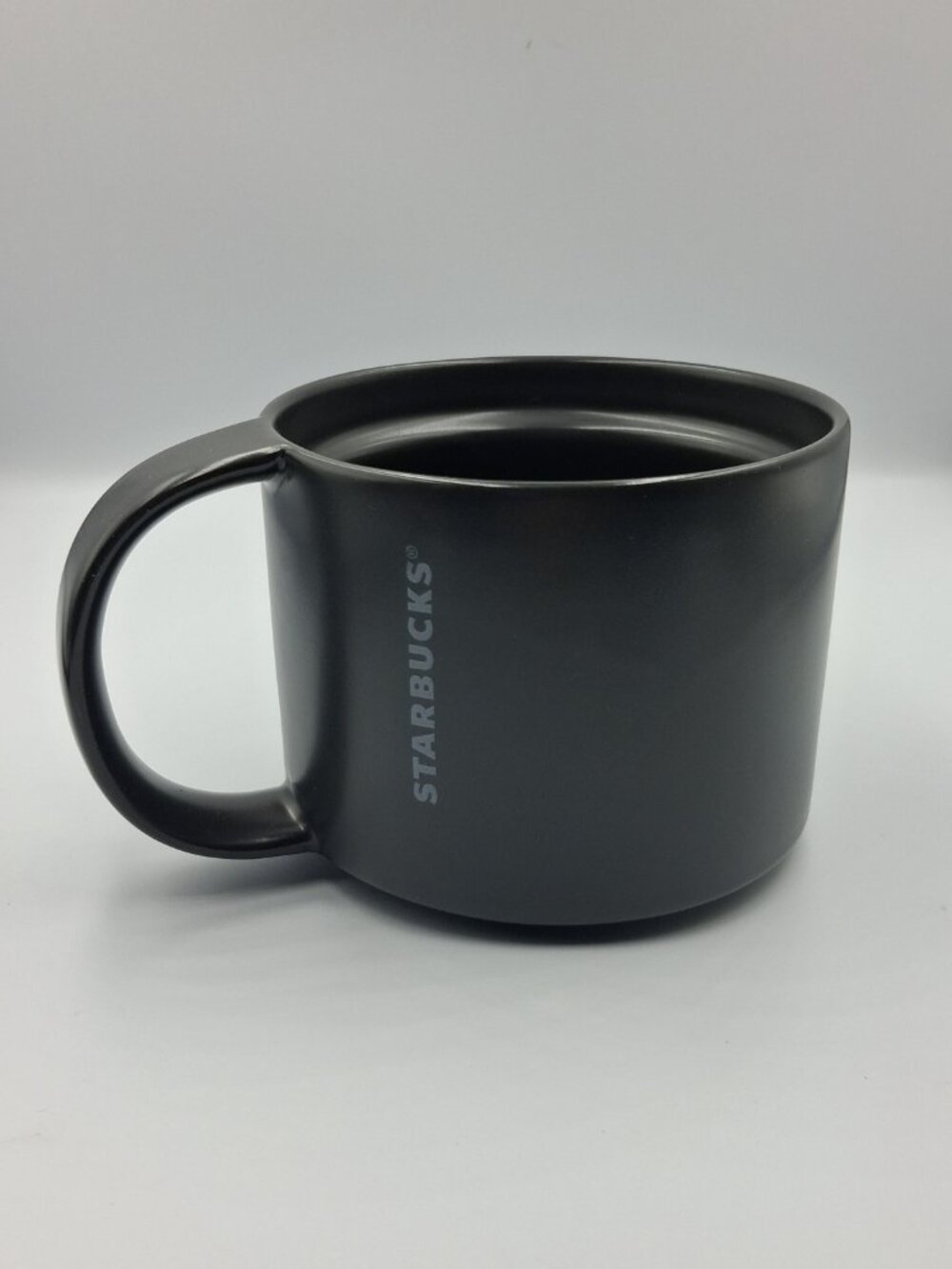 Starbucks Ceramic Dark Gray Coffee Mug 12 oz NO Lid EUC